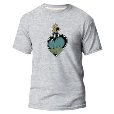Imagem de Camiseta Basica Algodão Premium Estampa Digital Poção do Amo - Pavesi,