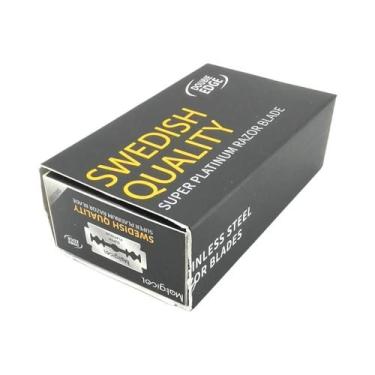 Imagem de Lâminas De Barbear De Dupla Face 100/50/30pcs Em Aço Inoxidável Para F