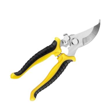 Imagem de Tesoura De Poda Profissional Ferramenta Para Jardinagem(Amarelo,2 Unidades)