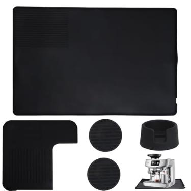 Imagem de Tapete para cafeteira + tapete superior de silicone + base de adulteração de café + porta-copos - Acessórios para máquina de café expresso Ninja, peças de reposição Ninja Luxe Cafe compatíveis com