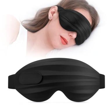 Imagem de Tapa Olho para Dormir ALENKO – Máscara de Dormir com Blackout Total, Espuma Neoprene Ultra Conforto, Ajustável para Viagem e Sono Profundo