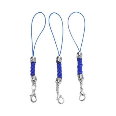 Imagem de Corda Para Chaveiro DIY Com Fecho Lagosta, Argolas De Ligação, Cordão 