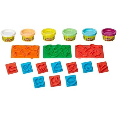 Imagem de Conjunto Play-Doh - Formas e Números - Hasbro