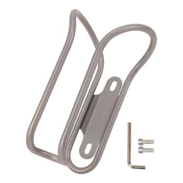 Imagem de CUOFYUNL Gaiola para garrafa de água de liga de Ti, fixação leve e segura de alta resistência, suporte para gaiola de copo de água para bicicleta de estrada e mountain bike