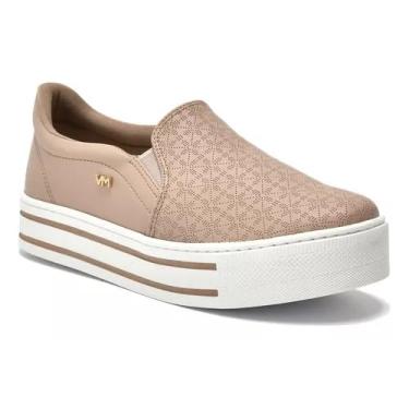 Imagem de Tênis Feminino Via Marte Slip On Flatform Confortável 010.009 (Creme, 37)