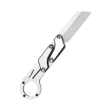 Imagem de Canivete Dobrável Multifuncional De Aço Inoxidável Para Sobrevivência 