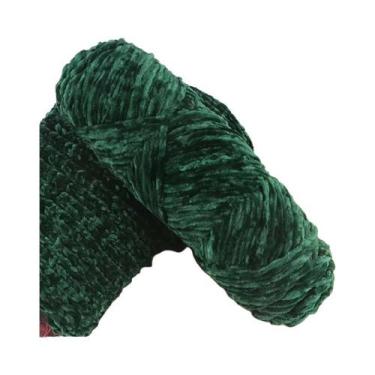 Imagem de Fio De Veludo Chenille Macio 95g, Lã Misturada Para Tricô De Cachecol,