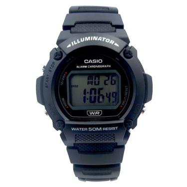 Imagem de Relógio CASIO masculino digital preto W-219H-1AVDF