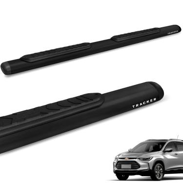 Imagem de Estribo Lateral Oval Tracker 2020 a 2025 Aço Carbono Preto