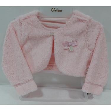 Imagem de Bolero Casaco Pelo Luxo Paraiso Bebê Menina Inverno 14695-Feminino