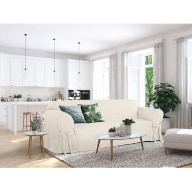 Imagem de Capa Protetora Para Sofá de 2 Lugares Acquablock Impermeável - Mistero