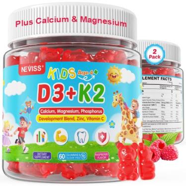 Imagem de Gomitas de Vitamina D3 K2 NEVISS para Niños Multivitamínico Paquete de