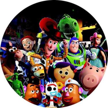 Imagem de Painel Festa Redondo 3d Toy Story Estampa Digital Sublimado 1,50M - Fa