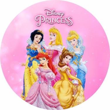 Imagem de Painel Festa Redondo Princesas Disney, 3d 1,50 Dia. - Fantasia Brás
