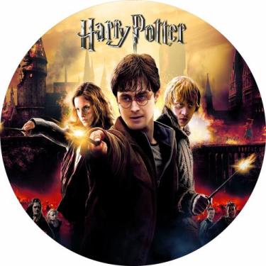 Imagem de Painel Festa Redondo Harry Potter 1, 3d 1,50 Diametro - Fantasia Brás 