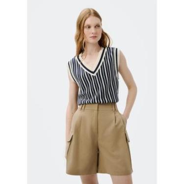 Imagem de Shorts Hering Cargo Em Alfaiataria Feminino-Feminino