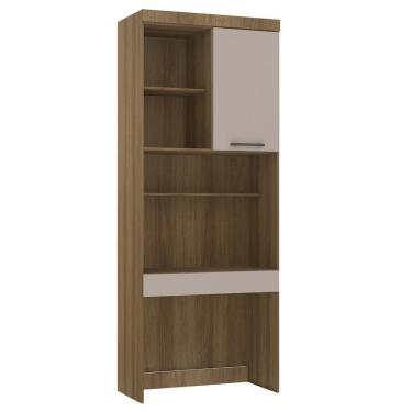 Imagem de Escrivaninha Bancada Estudo Modulada 90cm Delphi Avelã/cinnamon L01 - Mpozenato