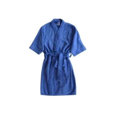 Imagem de Roupão Felpudo Infantil Sofisticata Tamanho 8 Cor Azul Rádia Atlântica