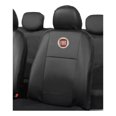 Imagem de Capa Banco Carro Couro Fiat Strada Cabine Simples + Brindes - Congratu