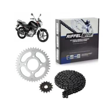 Imagem de Kit Relação Transmissão Riffel Top YBR 150 Factor 2016-2018
