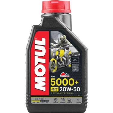 Imagem de Óleo De Motor Motul 5000+ 4t 20w50 Semi Sintético 1 Litro - Honda Suzu