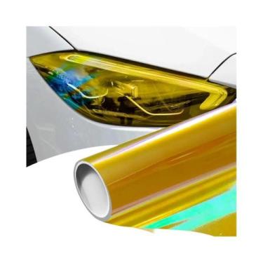 Imagem de Adesivo De Carro Camaleão, Vinil Impermeável Para Envelopamento De Far