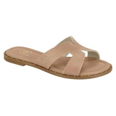 Imagem de Chinelo Rasteira Infantil Menina Molekinha 2342.105.29872, Nude, Doura