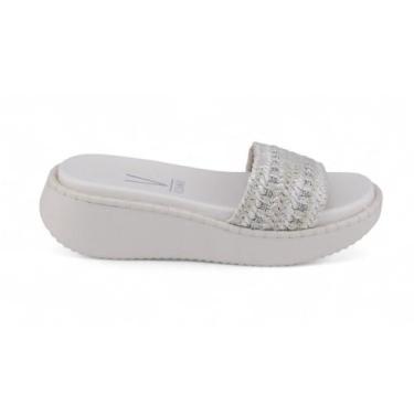 Imagem de Chinelo Tamanco Flat Vizzano 6519.101, 38, Multi, Gelo