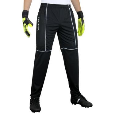 Imagem de Calça de Goleiro Defenser Infantil Pentagol, GG, Preto