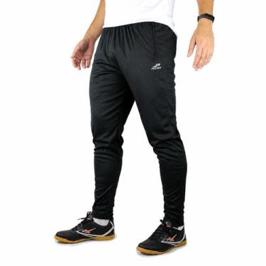 Imagem de Calça Esportiva e Treino Masculina Slim Arial Finta, Preto, G, Masculi