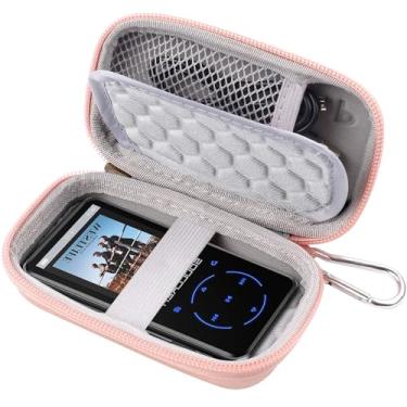 Imagem de Capa para leitor de MP3 e MP4 para SOULCKER/G.G.Martinsen/Grtdhx/iPod Nano/Sandisk Music Player/Sony NW-A45 e outros reprodutores de música com Bluetooth. Adequado para fones de ouvido, cabo USB