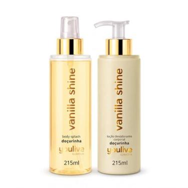 Imagem de Kit Body Splash Vanilla Shine e Loção Desodorante Corporal Youlive