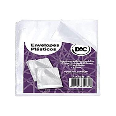 Imagem de Envelope Plastico Oficio 4Furos Medio 0,10Mm - DAC