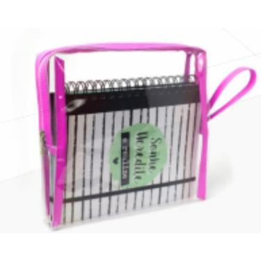 Imagem de Necessaire G Transparente Pink Pac1209CF Packed