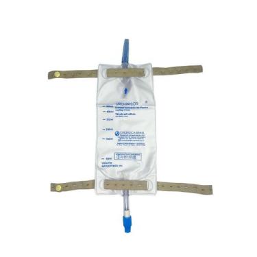 Imagem de Coletor Urinário de Perna Adulto Sistema Fechado 500ml - unidade - Cir