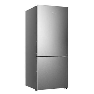 Imagem de Geladeira Hisense Frost Free Inverse 417l Bottom Freezer Rb422 Inox, I