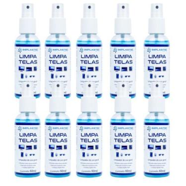 Imagem de Kit 10 Limpa Telas 60ml Led Plasma Lcd iPod iPad Tvs Monitores Celular