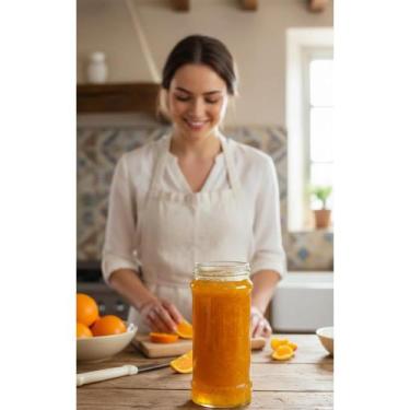 Imagem de Geleia Laranja Artesanal 284g  Sabor Intenso Sem Açúcar - Congratulati