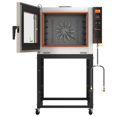 Imagem de Forno Turbo a Gás Tostando Little Wonder FTW5G Aço Carbono 125L Inox e Vidro Temperado Preto Bivolt