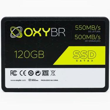 Imagem de SSD OXYBR400-120 120GB Sata III 6Gb-s Leitura Até 550MB-s Gravação Até 500MB-s 2,5 Polegadas OXYBR