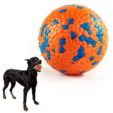 Imagem de DLDER Brinquedo de bolas de cachorro para mastigadores agressivos, bola de cachorro saltitante indestrutível, leve e flutuante, bola de mastigação de cachorro durável para cães grandes e médios para buscar