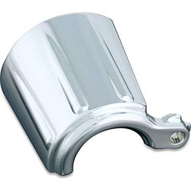 Imagem de Kuryakyn 8370 Acessório para motor de motocicleta: Extensão frontal interna da capa principal para motocicletas Harley-Davidson 1990-2006, cromado