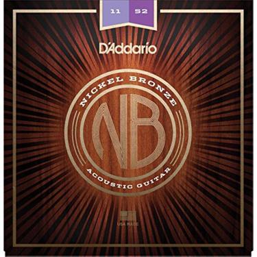 Imagem de Encordoamento Violão Aço D`addario Nickel Bronze 011 NB1152