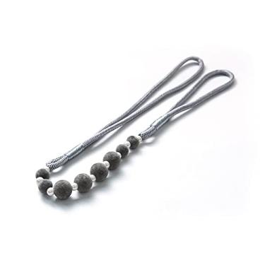 Imagem de Laços de cortina de contas de veludo simples Sem perfuração sem instalação prendedores de cortina de cortina, T4,2 PCS