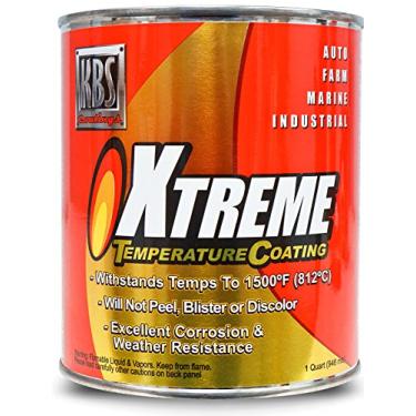 Imagem de KBS Coatings Revestimento de temperatura Xtreme 65402 Jet Black – 1 litro