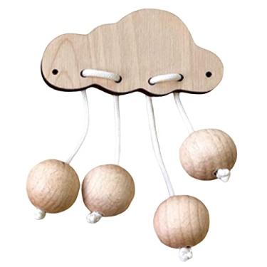 Imagem de menolana Busy Board DIY Acessórios Material Habilidade para Crianças Pequenas de Aniversário, Nublado