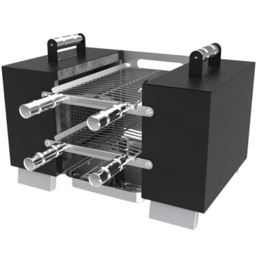 Imagem de Churrasqueira Para Apartamento Sem Fumaça 2 Grelhas