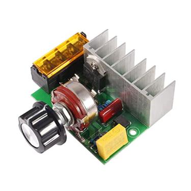 Imagem de Regulador de Tensão AC 4000 W Módulo de Controle de Temperatura de Velocidade de Dimmer de Alta Potência para Indústria 50-220 V, Módulo Regulador de Tensão Fácil de Instalar