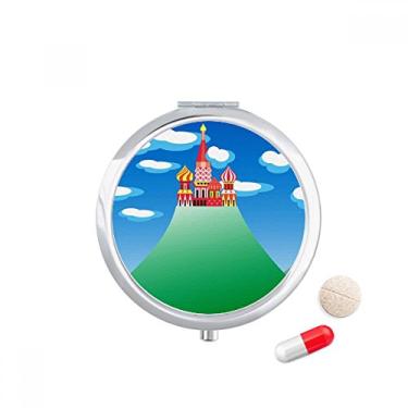 Imagem de Porta-comprimidos de castelo chinês de montanha francesa para armazenamento de remédios