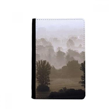 Imagem de Porta-cartões Forest Morning Grassland Fog Sun Passport Holder Notecase Burse